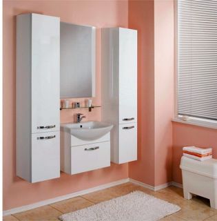 Шкаф-колонна Акватон Ария белый 1A134403AA010